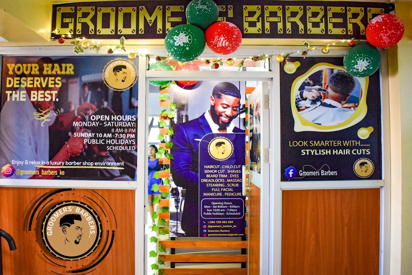Premium Barbershop Interior